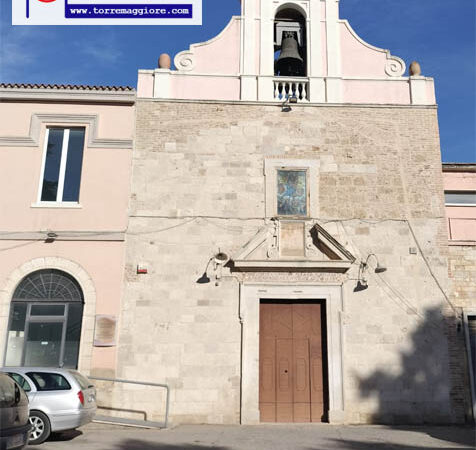 OGNI LUNEDI’ A TORREMAGGIORE CELEBRAZIONE DELLA SANTA MESSA PRESSO LA CHIESA DI SANTA MARIA DEGLI ANGELI ALLE ORE 17