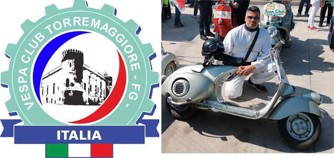 Vespa Club Italia: il torremaggiorese Gianluca Paradiso è il nuovo commissario del settore storico culturale per le regioni Puglia e Basilicata