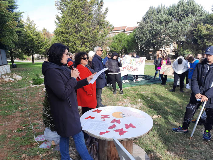 Resoconto evento per sensibilizzare le coscienze contro la violenza sulle donne che si è svolto il 27 novembre presso il Giardino degli Angeli di Torremaggiore