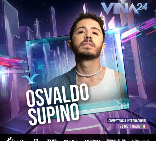 Il torremaggiorese Osvaldo Supino rappresenterà l’Italia al Festival Internazionale di Viña Del Mar dal 25 febbraio al 1° Marzo 2024