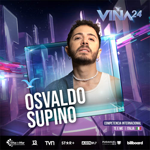 Il torremaggiorese Osvaldo Supino rappresenterà l’Italia al Festival Internazionale di Viña Del Mar dal 25 febbraio al 1° Marzo 2024