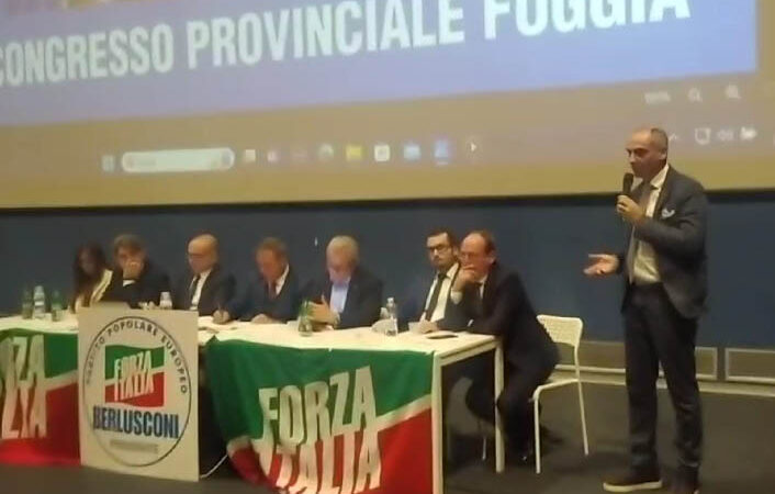 Terminato il congresso provinciale di Forza Italia: il torremaggiorese Lino Monteleone è stato eletto nella direzione provinciale