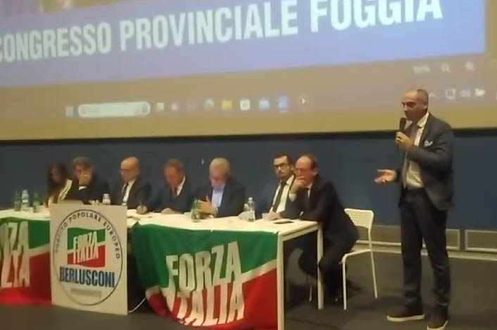Terminato il congresso provinciale di Forza Italia: il torremaggiorese Lino Monteleone è stato eletto nella direzione provinciale