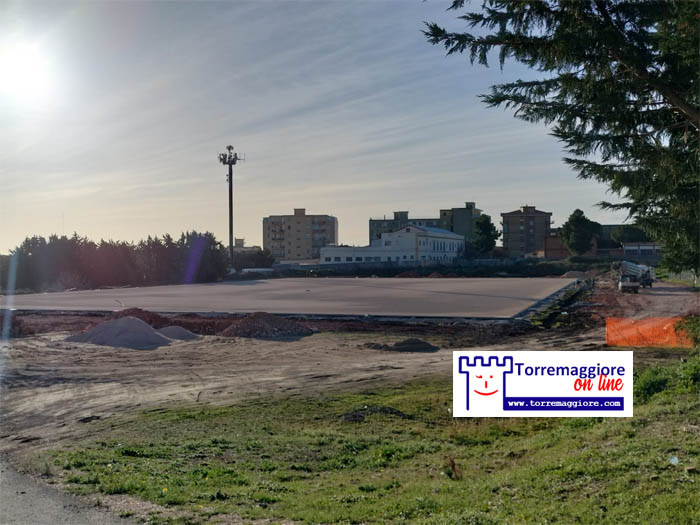 Stadio Comunale San Sabino di Torremaggiore: proseguono i lavori per il rifacimento del campo