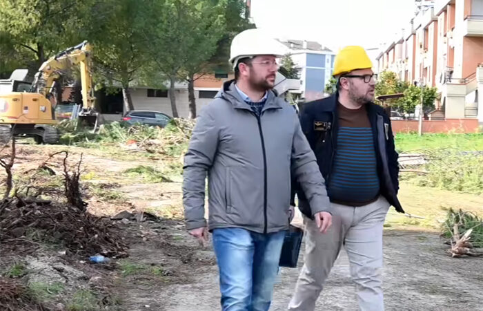 Riqualificazione di Via Don Tommaso Leccisotti: il video messaggio del sindaco Di Pumpo e dell’assessore ai Lavori Pubblici Schiavone