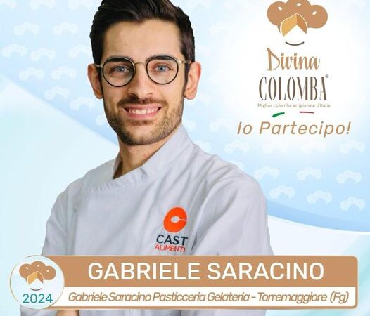 Il pasticcere torremaggiorese Gabriele Saracino ha trionfato al Concorso Divina Colomba a Bari : la sua colomba artigianale è tra le migliori venti d’Italia