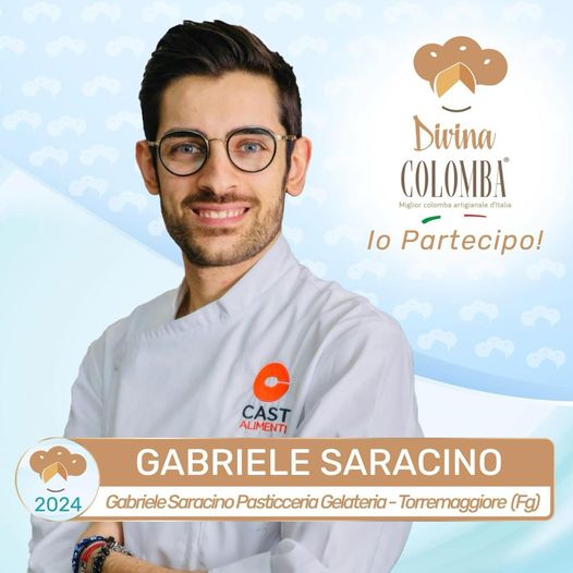 Il pasticcere torremaggiorese Gabriele Saracino ha trionfato al Concorso Divina Colomba a Bari : la sua colomba artigianale è tra le migliori venti d’Italia