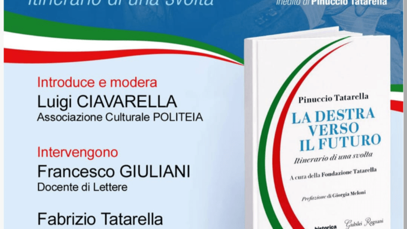 La Destra verso il futuro: evento dell’Associazione Politeia il 12 aprile 2024 nella Sala Museale del Castello Ducale De Sangro di Torremaggiore a partire dalle ore 19.30