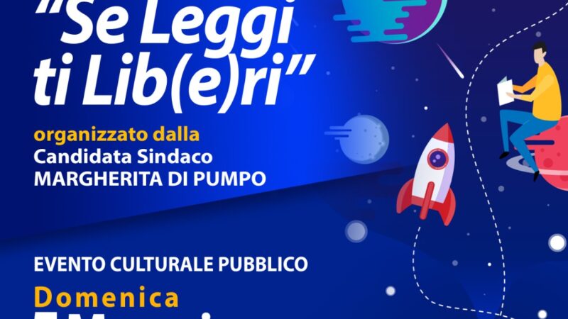 Torremaggiore: domenica 5 maggio 2024 evento culturale pubblico con la candidata Sindaco del centrodestra Margherita Di Pumpo a partire dalle ore 20 al Comitato Elettorale di Corso Matteotti 187