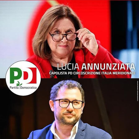 ELEZIONI EUROPEE E COMUNALI DI GIUGNO 2024: PUBBLICO INCONTRO DEL PARTITO DEMOCRATICO PSE IL 18 MAGGIO 2024 A TORREMAGGIORE ALLE ORE 17.30 AL CASTELLO DUCALE DE SANGRO CON LUCIA ANNUNZIATA