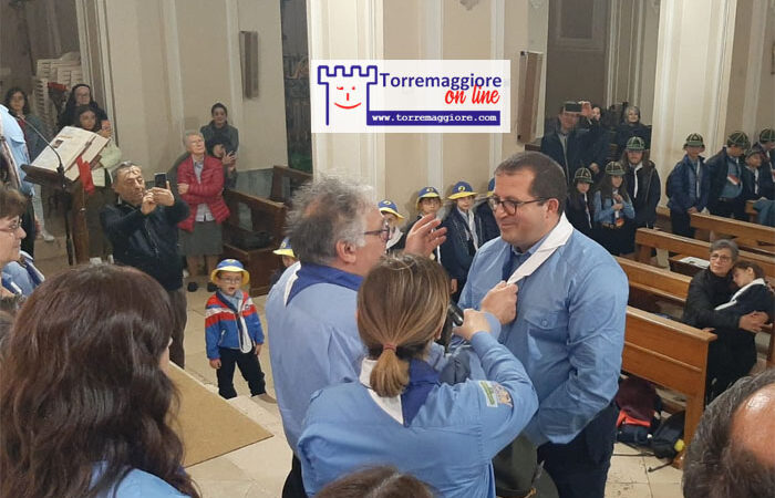 L’Assistente Ecclesiastico del gruppo scout Agesci Torremaggiore 1 Don Andrea Pupilla ha effettuato la promessa scout nella Chiesa Matrice di San Nicola