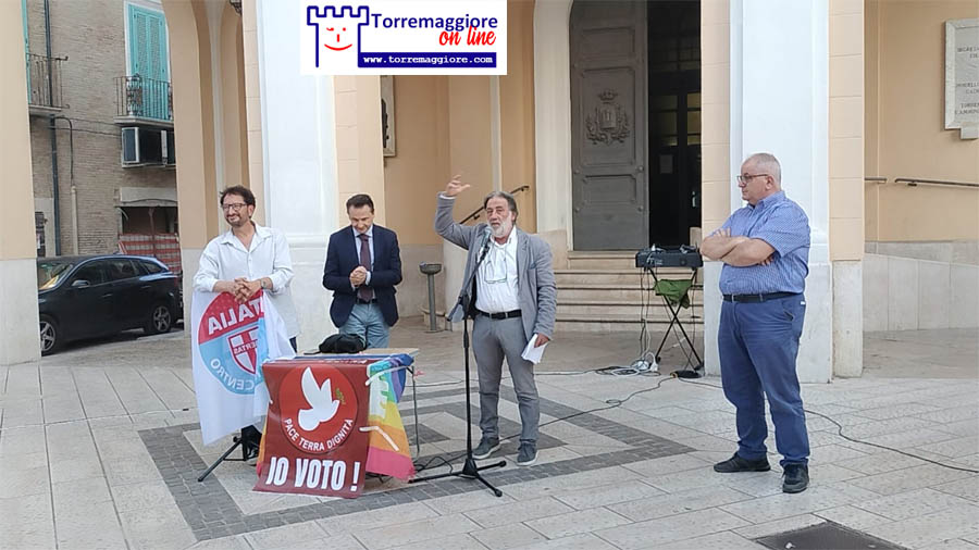 Elezioni Comunali Torremaggiore 2024: ultimo comizio dell’UdC, filmato integrale dell’intervento di Sabino Campanella