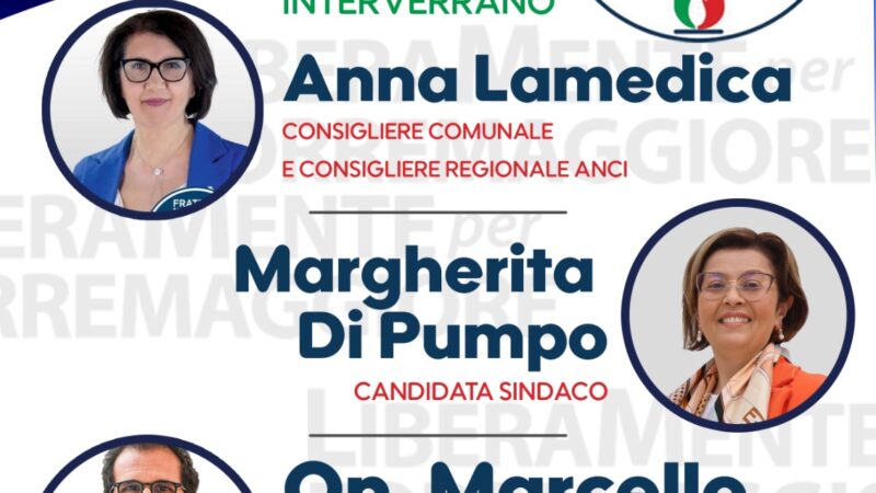 Pubblico comizio di Fratelli d’Italia: il sottosegretario alla Salute On Marcello Gemmato sarà a Torremaggiore alle ore 18 per supportare la candidata sindaco Margherita Di Pumpo
