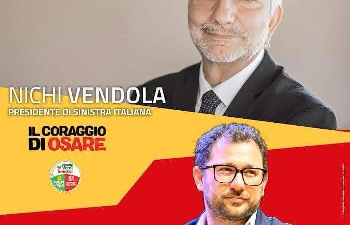 ELEZIONI EUROPEE E COMUNALI: NICHI VENDOLA A TORREMAGGIORE IL 3 GIUGNO 2024 ALLE ORE 17 AL CASTELLO DUCALE DE SANGRO A SUPPORTO DI EMILIO DI PUMPO SINDACO