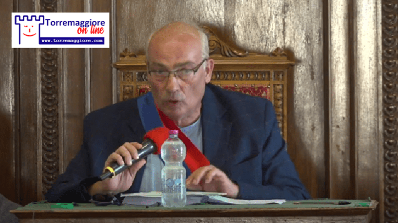 FILMATO INTEGRALE DEL CONSIGLIO COMUNALE DI TORREMAGGIORE DEL 18 LUGLIO 2024: L’AVV MARCO FAIENZA E’ STATO ELETTO PRESIDENTE DEL CONSIGLIO