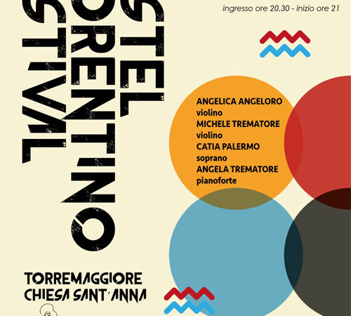 VIII Edizione Festival Castel Fiorentino con l’Associazione Culturale Musicale Mozart sabato 27 luglio 2024 a partire dalle ore 20.30 presso la Cappella Gentilizia di Sant’Anna a Torremaggiore