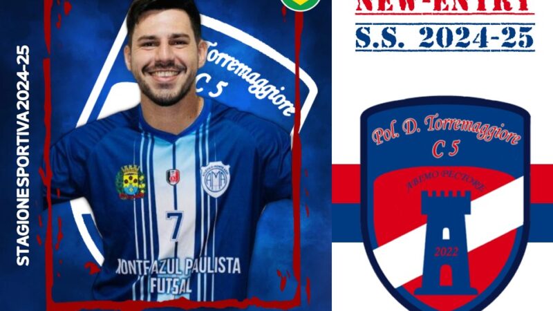 Torremaggiore Calcio a Cinque: la maglia numero 10 per la stagione 2024/2025 sarà indossata dal brasiliano João Vitor Camilo Moraes