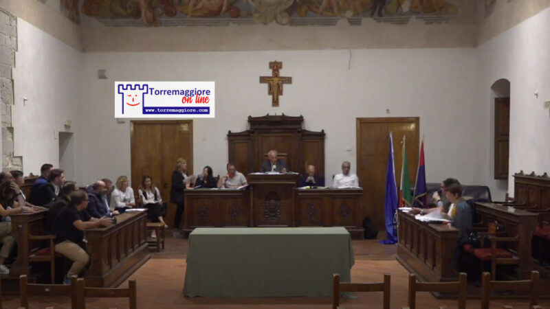 FILMATO INTEGRALE DEL CONSIGLIO COMUNALE DI TORREMAGGIORE DEL 24 SETTEMBRE 2024