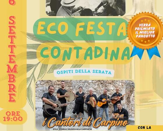 9^EDIZIONE DELLA FESTA CONTADINA IL 6 SETTEMBRE 2024 A TORREMAGGIORE ALLA VILLA COMUNALE FEDERICO II DI SVEVIA A PARTIRE DALLE ORE 19