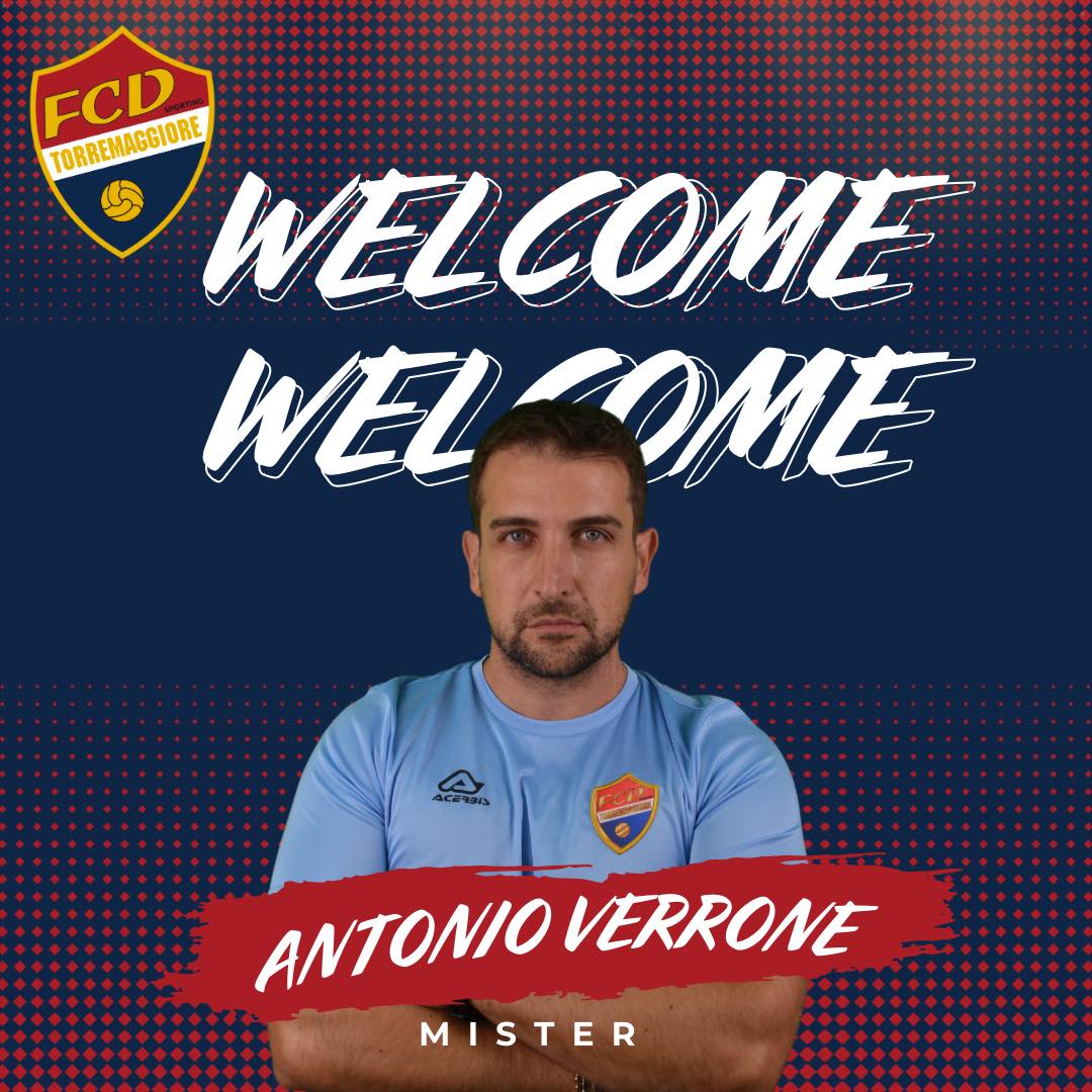 L’FCD Sporting Torremaggiore ha riconfermato per la stagione 2024/2025 Mister Antonio Verrone