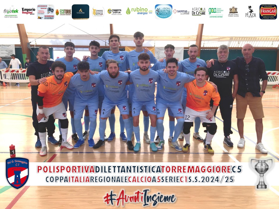 Coppa Italia Regionale Calcio a Cinque: trionfo dei rossoblu della Polisportiva Dilettantistica Torremaggiore C5 contro la SS Montorio nei Frentani C5 con punteggio 5 a 1