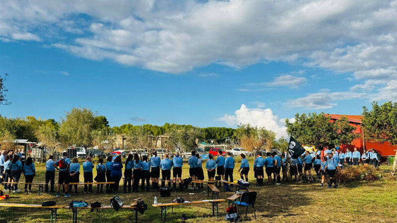 Terminata la Route dei Capi Agesci dell’Alto Tavoliere della Puglia in località Santa Giusta : oltre ottanta educatori scout presenti