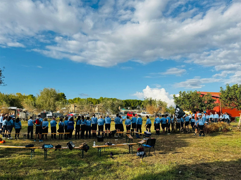 Terminata la Route dei Capi Agesci dell’Alto Tavoliere della Puglia in località Santa Giusta : oltre ottanta educatori scout presenti
