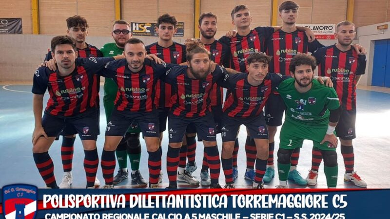 Campionato Regionale Calcio a Cinque maschile Serie C1 : i rossoblu della Polisportiva Torremaggiore sono stati battuti dalla Chaminade Campobasso