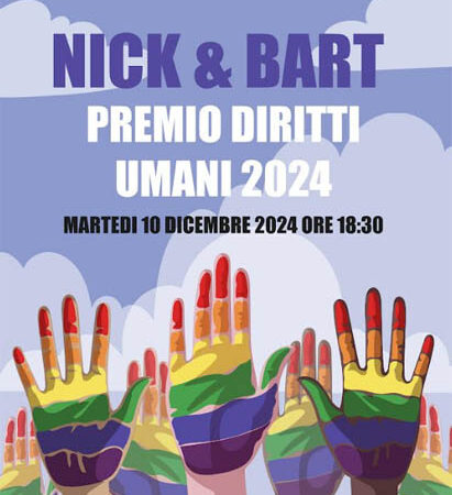 La cerimonia di premiazione Nick & Bart  Premio Diritti Umani 2024 avverrà a Torremaggiore il 10 dicembre al Castello Ducale