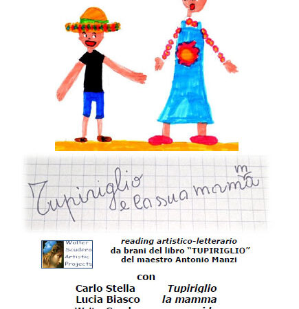 Il 29 novembre 2024 alle 9.30 a Torremaggiore presso l’Auditorium della Scuola San Giovanni Bosco ci sarà un evento artistico letterario da brani del libro Tupiriglio del Maestro Antonio Manzi con la regia del dott Walter Scudero