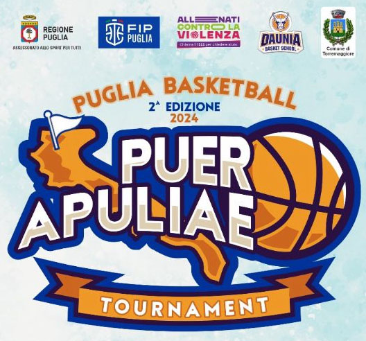 Puer Apuliae 2^Edizione Puglia Basketball Tournament a Torremaggiore dal 21 al 23 dicembre 2024: programma dettagliato