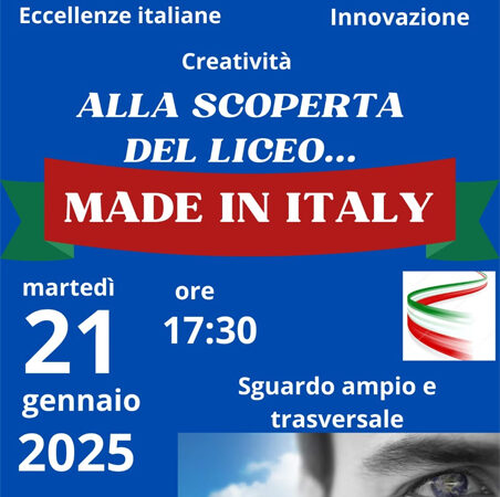 Alla scoperta del Liceo Made in Italy: appuntamento il 21 gennaio 2025 alle ore 17.30 al Castello Ducale De Sangro a cura dell’IISS Fiani Leccisotti di Torremaggiore