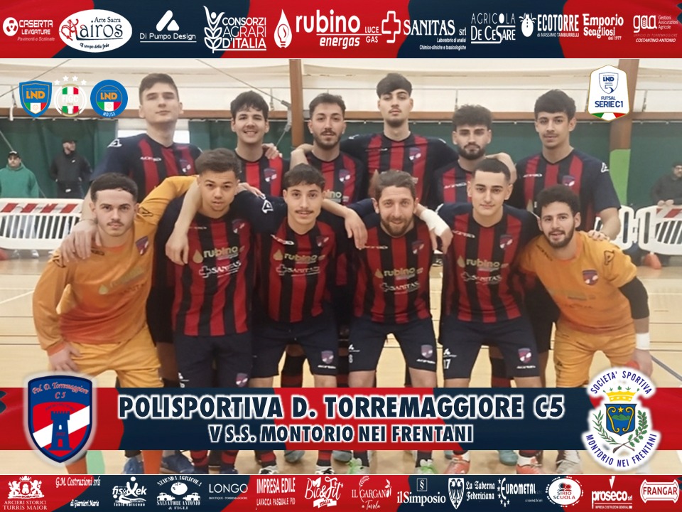 La Polisportiva Torremaggiore Calcio a Cinque ha stravinto contro la SS Montorio nei Frentani Calcio a Cinque 10 a 0
