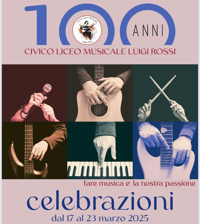 Torremaggiore: programma ufficiale del centenario del Civico Liceo Musicale Luigi Rossi dal 17 al 23 marzo 2025
