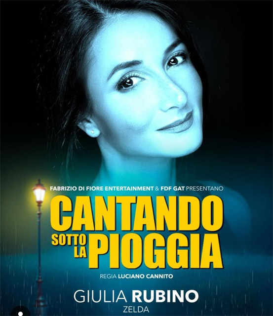 La torremaggiorese Giulia Rubino sarà in tournèe da ottobre 2025 nei migliori teatri d’Italia con il musical Cantando sotto la pioggia, con la regia di Luciano Cannito