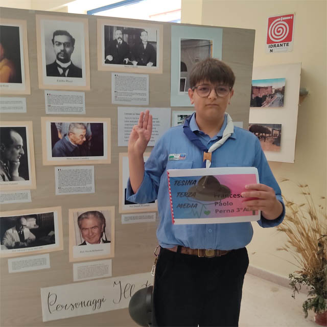 Agenda 2030 e scoutismo: presentata a Torremaggiore una tesina in occasione degli esami di stato di terza media da Francesco Paolo Perna del gruppo scout Agesci Torremaggiore 1