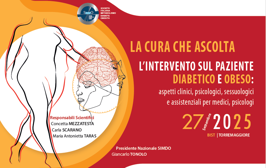 LA CURA CHE ASCOLTA – L’INTERVENTO SUL PAZIENTE DIABETICO E OBESO: SE NE PARLA A TORREMAGGIORE IL 27 SETTEMBRE 2025 ALLA BIST