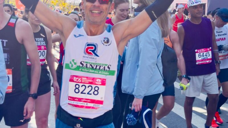 Donato Leccese dell’ASD Running Club Torremaggiore maratoneta a stelle e strisce allla New York City Marathon