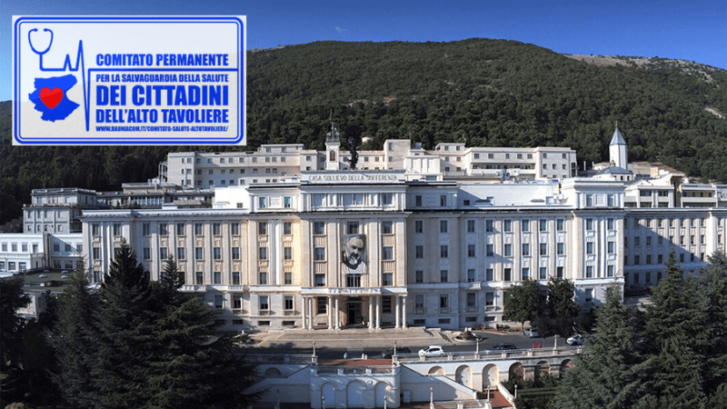 Il Comitato Salute dell’Alto Tavoliere della Puglia sulla vicenda Casa Sollievo lancia un appello alla responsabilità alle istituzioni ecclesiastiche e civili affinchè ci sia un serio confronto orientato alle soluzioni