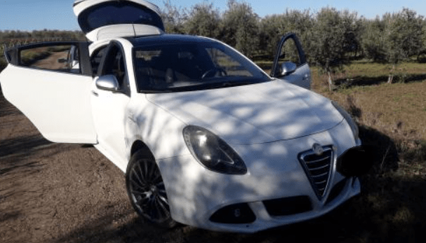 Alfa Romeo Giulietta rubata a San Severo ritrovata con segni di scassinamento nelle campagne di Torremaggiore: restituita al proprietario