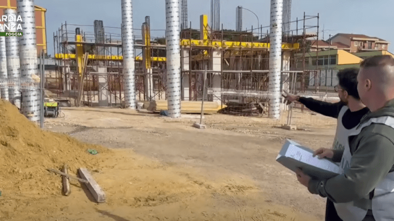 Appaltopoli: frodi nell’esecuzione di lavori pubblici in undici città della provincia inclusa Torremaggiore scoperta dalle fiamme gialle, indagati due imprenditori e un dirigente del Comune di Foggia