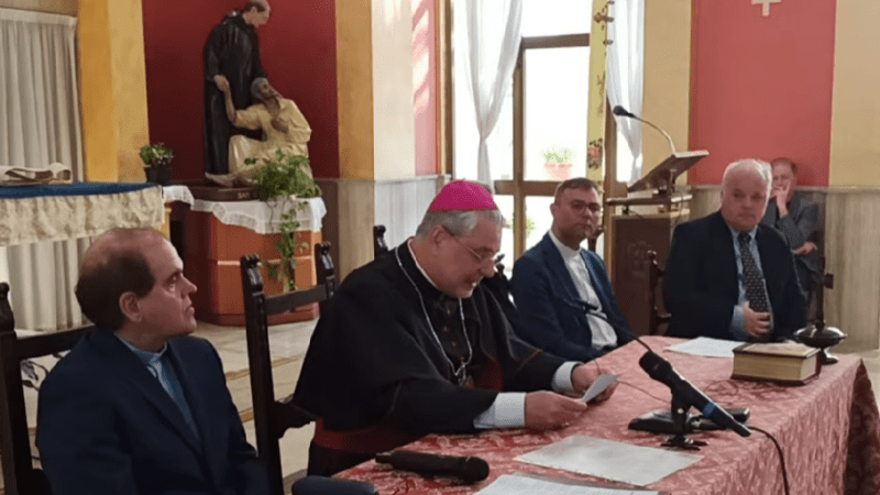 Aperta ufficialmente la Causa di beatificazione e canonizzazione del Servo di Dio torremaggiorese Nicola Bellantuono: il video intervento dell’Arcivescovo metropolita di Foggia Bovino Mons Ferretti che si è tenuto presso la Chiesa San Giovanni di Dio del Policlinico Riuniti di Foggia in data 22 maggio 2026
