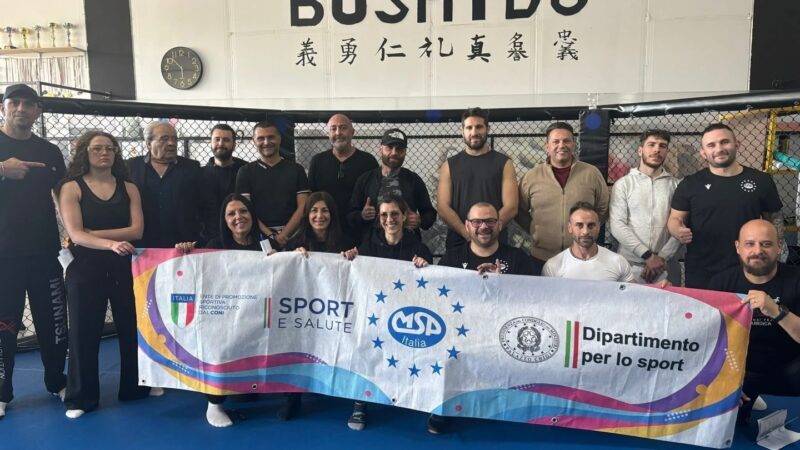 SAN SALVO: MSP ITALIA, ALLA BUSHIDO CONCLUSO CORSO PER ARBITRI E GIUDICI SPORT DA COMBATTIMENTO, BEN SEI TORREMAGGIORESI HANNO CONSEGUITO LA QUALIFICA