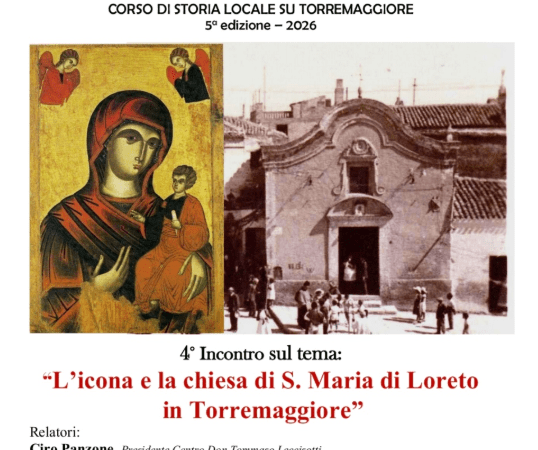 L’Icona e la Chiesa di Santa Maria di Loreto a Torremaggiore: se ne parla venerdi 15 maggio 2026 alle ore 19 presso il Castello Ducale De Sangro