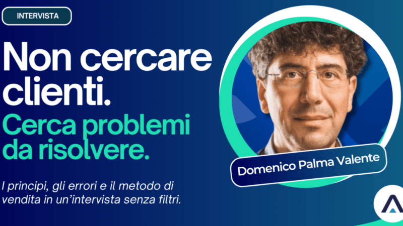 Intervista al torremaggiorese Ceo di Asernet Domenico Palma Valente: non cercare clienti, cerca problemi da risolvere