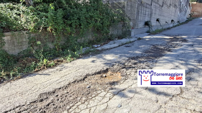 Strada Comunale Torremaggiore Lesina ancora più dissestata e piena di voragini dopo della pioggia del 23 luglio 2026: si spera in un intervento esecutivo per il rifacimento di questa arteria cittadina, già oggetto di nostro appello dal 2024