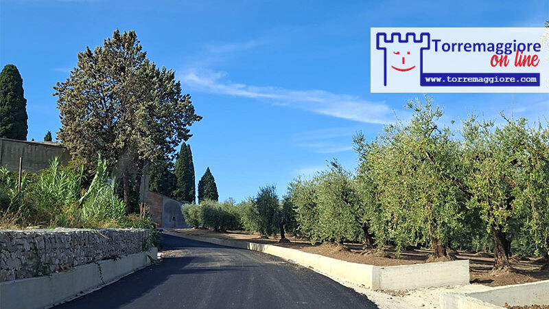 Finalmente è stata asfaltata la Strada Comunale Torremaggiore Lesina